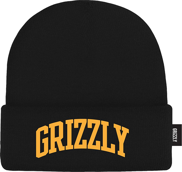GRIZZLY PURVEYOR BEANIE BLACK *sale*