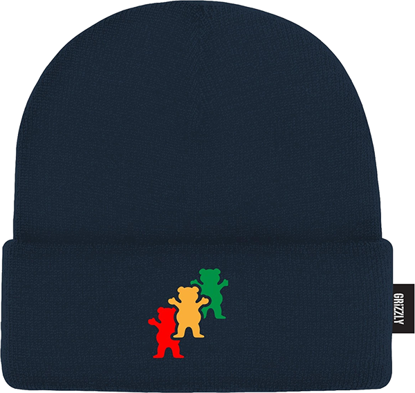 GRIZZLY TRINITY BEANIE NAVY *sale*