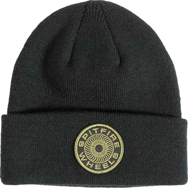 SPITFIRE CLASSIC '87 SWIRL PATCH BEANIE BLK/OLIVE