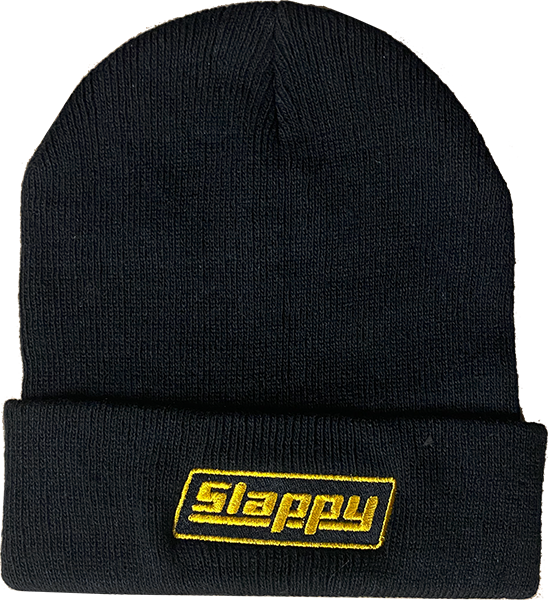 SLAPPY OG LOGO BEANIE BLACK
