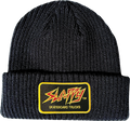 SLAPPY THROWBACK PATCH BEANIE BLACK