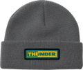 THUNDER BOLTS PATCH BEANIE GREY