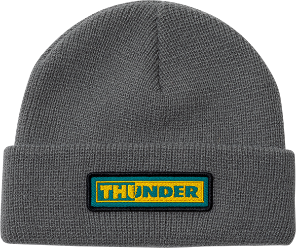 THUNDER BOLTS PATCH BEANIE GREY