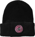 UMAVERSE BULLSEYE BEANIE BLACK/PINK *sale*