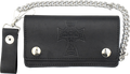 DOGTOWN VINTAGE CROSS CHAIN WALLET LARGE-BLACK