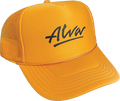ALVA OG LOGO MESH TRUCKER HAT ADJ-GOLD/BLK