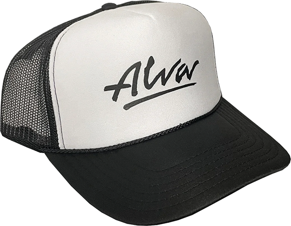 ALVA OG LOGO MESH TRUCKER HAT ADJ-BLACK/WHT