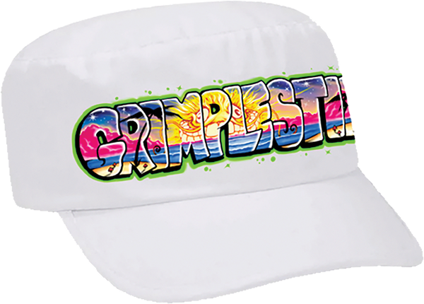 ANTI HERO GRIMPLE BEACH PAINTERS CAP HAT ADJ-WHITE