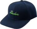 BAKER CURSIVE HAT ADJ-NAVY