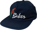 BAKER ROSES HAT ADJ-NAVY
