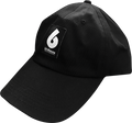 BIRDHOUSE B LABEL HAT ADJ-BLK *sale*
