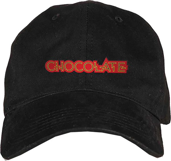 CHOCOLATE PARLIAMENT 6 PANEL STRAPBACK HAT BLACK