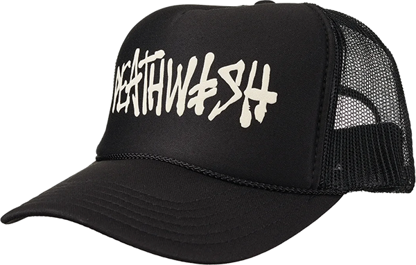 DEATHWISH OG DEATHSPRAY TRUCKER HAT ADJ-BLK