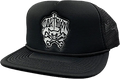 DOGTOWN PIG AND BONES MESH HAT ADJ-BLACK/BLACK