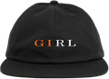 GIRL SERIF HAT ADJ-BLACK
