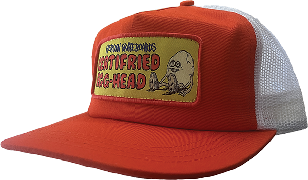 HEROIN CERTIFRIED EGG HEAD MESH HAT ADJ-ORG