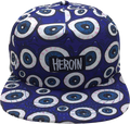 HEROIN EYES HAT ADJ-BLUE