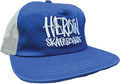 HEROIN MARKER MESH TRUCKER HAT ADJ-ROYAL BLUE