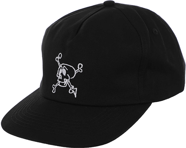 KROOKED STYLE HAT ADJ-BLK/WHT