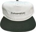 LOVESICK LOGO HAT ADJ-WHITE/OLIVE