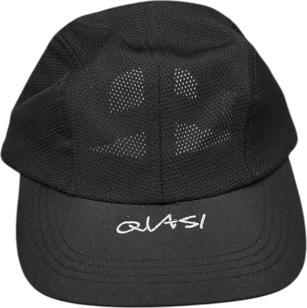 QUASI SOURCE KOOL KNIT MESH HAT NYLON STRAP BLK