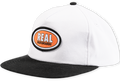 REAL OVAL HAT ADJ-WHT/BLK/RED