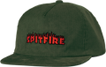 SPITFIRE DEMONSEED SCRIPT CORDUROY HAT ADJ-DK.GRN