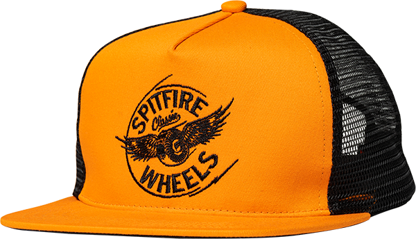 SPITFIRE FLYING CLASSIC MESH HAT ADJ-ORG/BLK