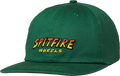 SF HELL HOUNDS SCRIPT STRAPBACK HAT ADJ-DK.GREEN
