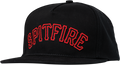 SPITFIRE SPITBALL HAT ADJ-BLACK/RED
