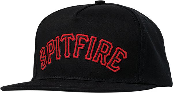 SPITFIRE SPITBALL HAT ADJ-BLACK/RED