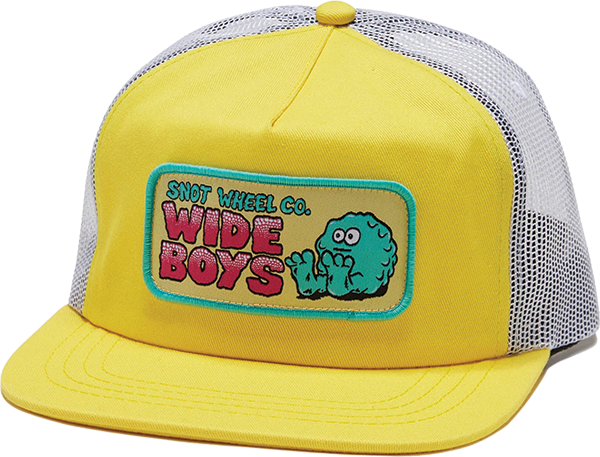 SNOT WIDE BOYS CLASSIC TRUCKER HAT YELLOW