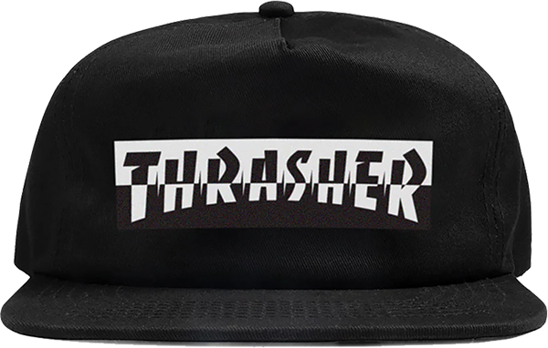 THRASHER MIXTAPE HAT ADJ-BLACK