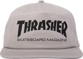 THRASHER SKATE MAG HAT ADJ-GREY/BLACK