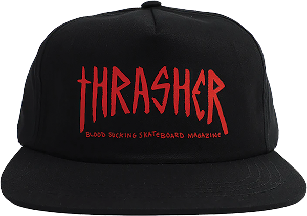 THRASHER TOY MACHINE SCRATCH HAT ADJ-BLACK