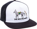 THE HEATED WHEEL SIRE MESH HAT ADJ-WHT/BLK *sale*
