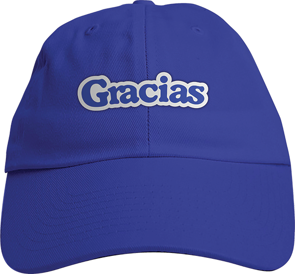 THANK YOU GRACIAS DAD HAT STRAPBACK ROYAL BL sale