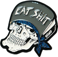 SUICIDAL SKATES EAT SHIT ENAMEL PIN 1.25"