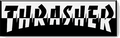 THRASHER MIXTAPE LAPEL PIN LAPEL PIN BLACK/WHITE