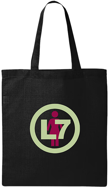 GIRL L7 LOGO TOTE BAG BLACK