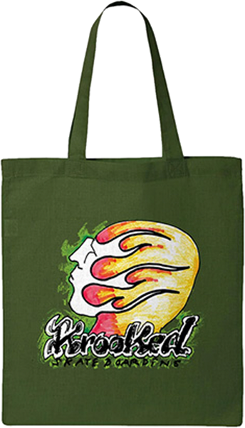 KROOKED GAS TOWN TOTE BAG ARMY
