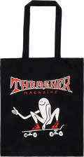 THRASHER GONZ THUMBS UP TOTE BAG BLACK