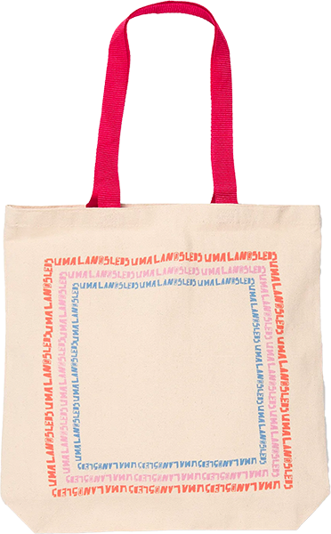 UMAVERSE SQUARECURRANT TOTE BAG NATURAL *SALE*