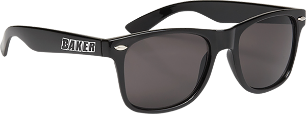 BAKER BRAND LOGO SUNGLASSES BLK/WHT