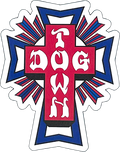 DOGTOWN FRIDGE MAGNET - CROSS LOGO USA 3"