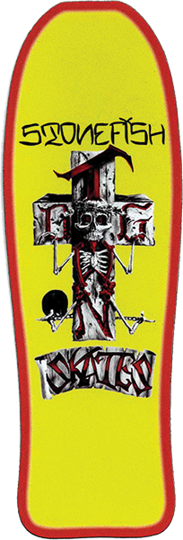 DOGTOWN FRIDGE MAGNET STONEFISH 80'S YEL/ORG FADE