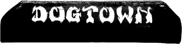 DOGTOWN LOGO COUCH CURB PILLOW BLACK 22"x7"x6"