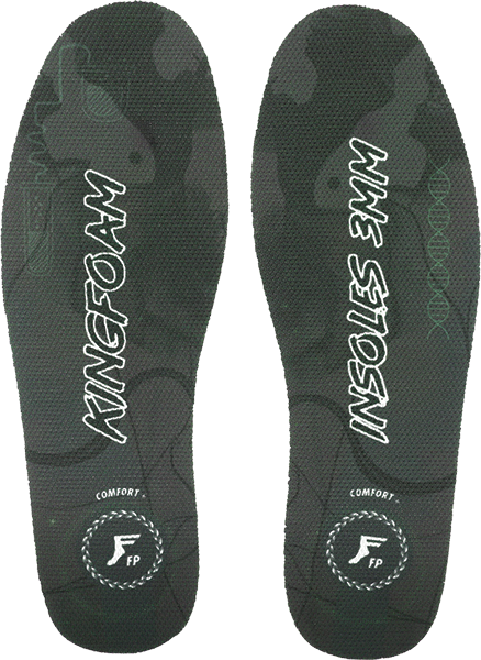 FP KING FOAM FLAT LO 3MM BLK CAMO/WHT