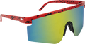 GLASSY MOJAVE SPLAT BLACK/RED MIRROR