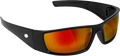 GLASSY PEET BLACK/RED MIRROR
